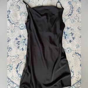 urban outfitters silk slip dress